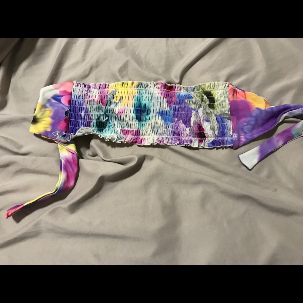 O’Neill Multi-Colored Bandeau Top